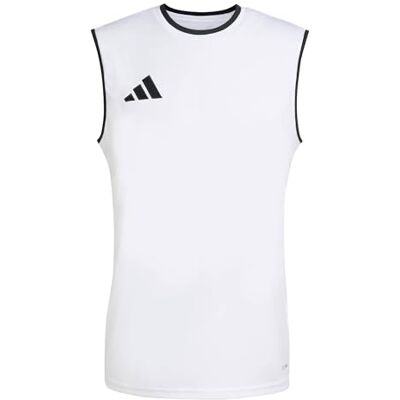 adidas heren Entrada26 Sleeveless Jersey Shirt, white/black, S adidas heren Entrada26 Sleeveless Jersey Shirt, white/black, S