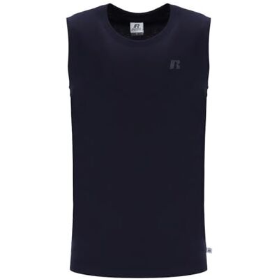 Russell Athletic Heren singlet T-shirt, marineblauw, large, Donkerblauw, L Russell Athletic Heren singlet T-shirt, marineblauw, large, Donkerblauw, L