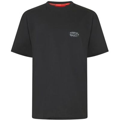 HUGO Heren Pyjama T_Shirt, zwart 001, S HUGO Heren Pyjama T_Shirt, zwart 001, S
