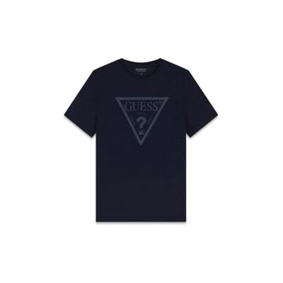 GUESS Heren Cn Ss Core Triangle Logo Tee CN SS Core Triangle Logo Tee, Smart Blue., XS GUESS Heren Cn Ss Core Triangle Logo Tee CN SS Core Triangle Logo Tee, Smart Blue., XS