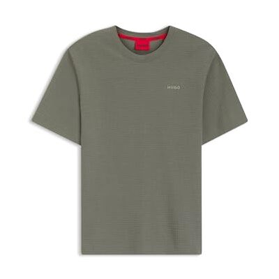 HUGO Heren Pyjama T_Shirt, donkergroen 306, XXL HUGO Heren Pyjama T_Shirt, donkergroen 306, XXL