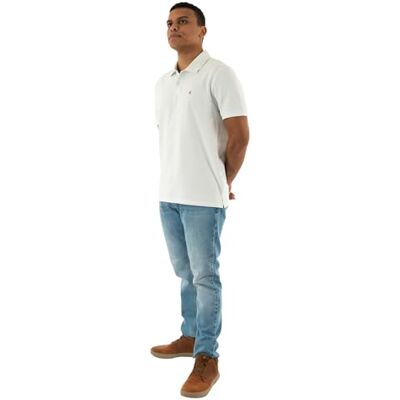 Calvin Jeans Heren SS Casual Pique Classic Polo LV040EM269 polo's, wit (Blanc De Blanc), M, Wit (Blanc De Blanc), M Calvin Jeans Heren SS Casual Pique Classic Polo LV040EM269 polo's, wit (Blanc De Blanc), M, Wit (Blanc De Blanc), M