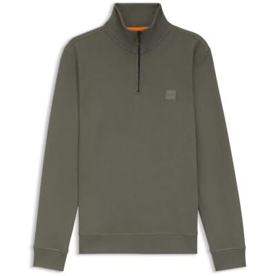 Boss Sweatshirt voor heren, Open Grey 076, S Boss Sweatshirt voor heren, Open Grey 076, S