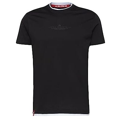 Alpha Industries XS Zwart T-Shirt - T-Shirt Alpha Industries XS Zwart T-Shirt - T-Shirt
