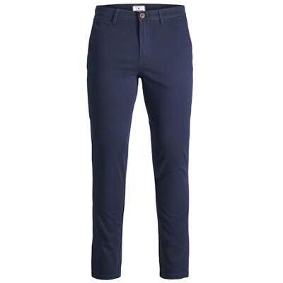 JACK & JONES Heren Chino Broek Stretch Pantalon Taps Toelopende Pasvorm Slim Fit Look JPSTMARCO JJBOWIE JACK & JONES Heren Chino Broek Stretch Pantalon Taps Toelopende Pasvorm Slim Fit Look JPSTMARCO JJBOWIE