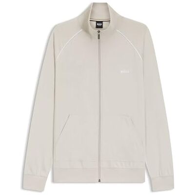 Boss Loungewear_Jacket voor heren, Open Grey 075, XXL Boss Loungewear_Jacket voor heren, Open Grey 075, XXL