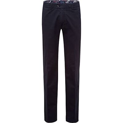 EUREX by Brax Heren Jim Luxury Cotton Chino, blauw (perma blue), 44W / 34L EUREX by Brax Heren Jim Luxury Cotton Chino, blauw (perma blue), 44W / 34L