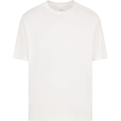 Giorgio Armani Heren Small Embroidered Logo Regular Fit Tee T-shirt, off-white, S Giorgio Armani Heren Small Embroidered Logo Regular Fit Tee T-shirt, off-white, S