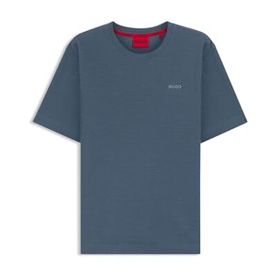 HUGO Heren Pyjama T_Shirt, Open Blue 496, M HUGO Heren Pyjama T_Shirt, Open Blue 496, M