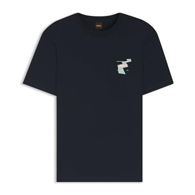 Boss T-shirt voor heren, donkerblauw 404, XL Boss T-shirt voor heren, donkerblauw 404, XL
