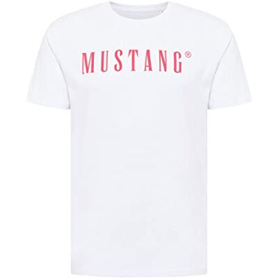 MUSTANG Heren T-shirt 4-pack frontprint ronde hals korte mouwen regular t-shirt 100% katoen zwart wit grijs blauw groen S M L XL XXL 3XL 4XL 5XL 6XL MUSTANG Heren T-shirt 4-pack frontprint ronde hals korte mouwen regular t-shirt 100% katoen zwart wit grijs blauw groen S M L XL XXL 3XL 4XL 5XL 6XL