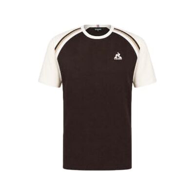 Le Coq Sportif Heritage Sp Tee Ss N°1 M Molé/Marshmallo heren T-Shirt Le Coq Sportif Heritage Sp Tee Ss N°1 M Molé/Marshmallo heren T-Shirt