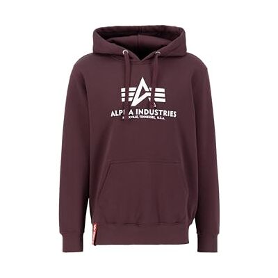 Alpha Basic Hoody voor heren Deep Maroon XXL Alpha Basic Hoody voor heren Deep Maroon XXL