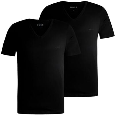 Boss Heren Tshirtrn 2p Comforts 10243514 01 Casual, Zwart, XXL Boss Heren Tshirtrn 2p Comforts 10243514 01 Casual, Zwart, XXL
