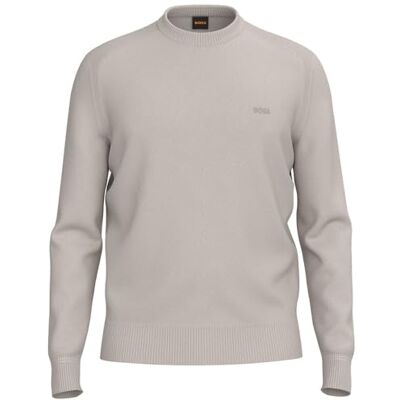 Boss Gebreide sweater voor heren, Open Grey 070, XXL Boss Gebreide sweater voor heren, Open Grey 070, XXL