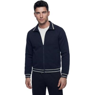 GUESS Wallace Sweatshirt met volledige rits voor heren WALLACE FULL RITS SWEATSHIRT (pak van 1), Marine Zee, XS-XXL GUESS Wallace Sweatshirt met volledige rits voor heren WALLACE FULL RITS SWEATSHIRT (pak van 1), Marine Zee, XS-XXL