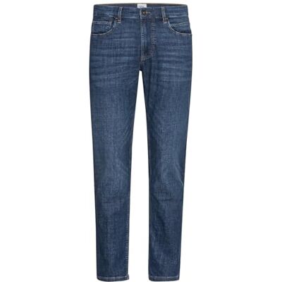 camel active Heren Regular Fit 5-Pocket Canvas Broek, blauw, 34W / 32L camel active Heren Regular Fit 5-Pocket Canvas Broek, blauw, 34W / 32L