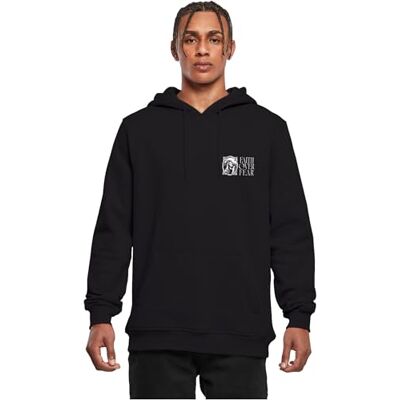 Tee Faith Over Fear capuchontrui, zwart, XS Tee Faith Over Fear capuchontrui, zwart, XS
