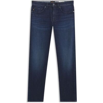 Boss Delaware BO 10276455 01, donkerblauw 407, 36W / 32L Boss Delaware BO 10276455 01, donkerblauw 407, 36W / 32L