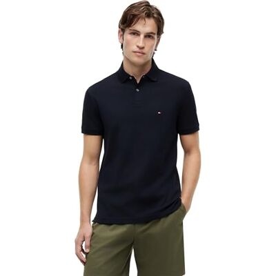 Tommy Hilfiger 1985 REGULAR POLO heren Polo (1-Pack) Tommy Hilfiger 1985 REGULAR POLO heren Polo (1-Pack)