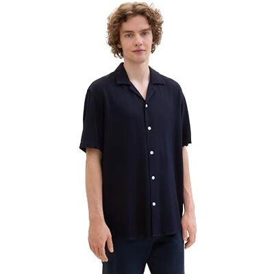 Tom Tailor Denim heren overhemd, 10668 Sky Captain Blue, XXL Tom Tailor Denim heren overhemd, 10668 Sky Captain Blue, XXL