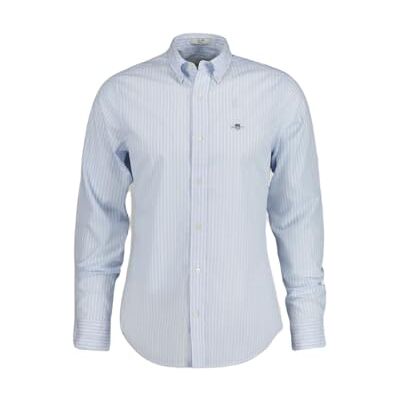GANT Slim Poplin Stripe Shirt heren Gekleed shirt GANT Slim Poplin Stripe Shirt heren Gekleed shirt