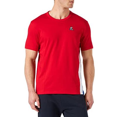 Le Coq Sportif Tri Tee S Nr. 1 M uniseks-volwassene Unisex Tri No 1 T-shirt met korte mouwen, medium, zwart Le Coq Sportif Tri Tee S Nr. 1 M uniseks-volwassene Unisex Tri No 1 T-shirt met korte mouwen, medium, zwart