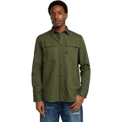 G-STAR RAW CPO regular overhemd, Meerkleurig (Asvouw/Dk Moss Oxford D23583-c895-g779), XL G-STAR RAW CPO regular overhemd, Meerkleurig (Asvouw/Dk Moss Oxford D23583-c895-g779), XL