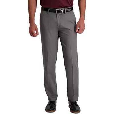 Haggar heren Onderbroek Cool 18 Pro Heather Straight Superflex Waistband Pant Haggar heren Onderbroek Cool 18 Pro Heather Straight Superflex Waistband Pant