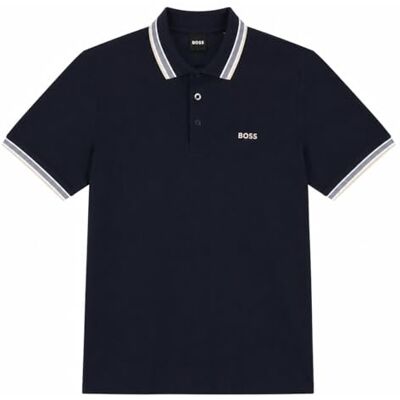 Boss heren polo, Medium Blue 426, XXL Boss heren polo, Medium Blue 426, XXL