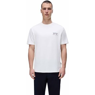 Napapijri Serae Ss White Heron heren T-Shirt Napapijri Serae Ss White Heron heren T-Shirt