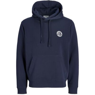 JACK & JONES Jjalliance Sweat Hood Pls Plus Size, navy blazer, 5XL JACK & JONES Jjalliance Sweat Hood Pls Plus Size, navy blazer, 5XL