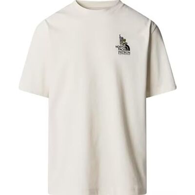 The North Face Trails Oversized T-Shirt - Unisex Wit Dune The North Face Trails Oversized T-Shirt - Unisex Wit Dune