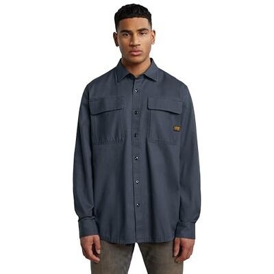 G-STAR CPO Regular Shirt, blauw (India Ink D23583-d913-h392), L G-STAR CPO Regular Shirt, blauw (India Ink D23583-d913-h392), L