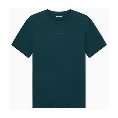 Giorgio Armani Heren Getextureerde Elastische Ronde Hals T-Shirt Groen M Fitted FIT, Groen, M Giorgio Armani Heren Getextureerde Elastische Ronde Hals T-Shirt Groen M Fitted FIT, Groen, M