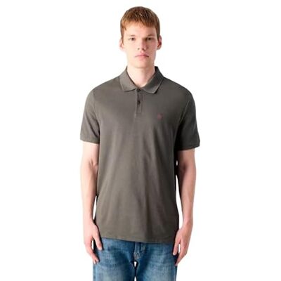 Calvin Jeans Heren SS Monogram Pique Polo LV040EM269 Polo's, Grijs (Beluga), L, Grijs (Beluga), L Calvin Jeans Heren SS Monogram Pique Polo LV040EM269 Polo's, Grijs (Beluga), L, Grijs (Beluga), L