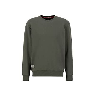 Alpha Dragon EMB Sweatshirt voor heren Dark Olive Alpha Dragon EMB Sweatshirt voor heren Dark Olive