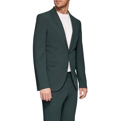 s.Oliver Groene Slim Fit Blazer - Jasje s.Oliver Groene Slim Fit Blazer - Jasje