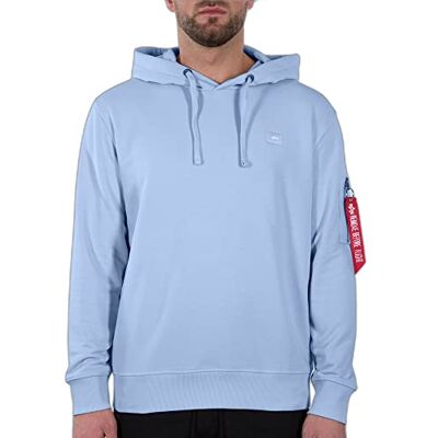 Alpha X-Fit Hoody Sweat met capuchon voor heren Light Blue Alpha X-Fit Hoody Sweat met capuchon voor heren Light Blue