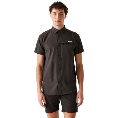 Regatta Heren Travel Packaway Shirt Met Korte Mouwen heren Overhemd Regatta Heren Travel Packaway Shirt Met Korte Mouwen heren Overhemd