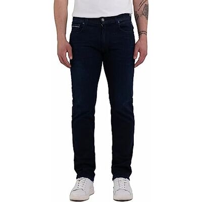Replay Grover straight-fit herenjeans met comfort stretch, donkerblauw 007, 31W / 32L Replay Grover straight-fit herenjeans met comfort stretch, donkerblauw 007, 31W / 32L