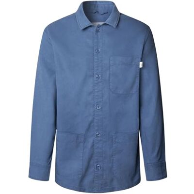 Pepe Jeans Heren CADELOR overhemd, blauw (Thames Blue), L, Blauw (Thames Blue), L Pepe Jeans Heren CADELOR overhemd, blauw (Thames Blue), L, Blauw (Thames Blue), L