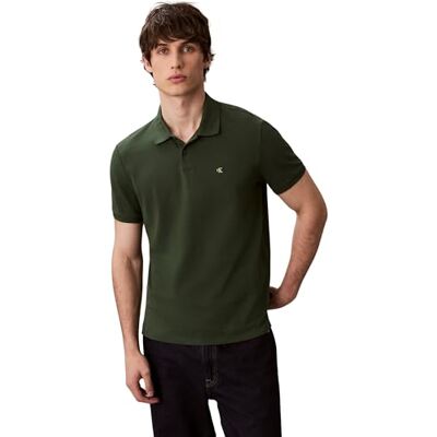 Calvin Jeans Heren SS Monogram Pique Polo LV040EM269 Polo's, Groen (Sycamore), XXL, Groen (Sycamore), XXL Calvin Jeans Heren SS Monogram Pique Polo LV040EM269 Polo's, Groen (Sycamore), XXL, Groen (Sycamore), XXL
