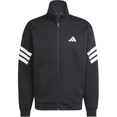adidas Hombre FUTURE ICONS THREE STRIPES WOVEN TRACK TOP, black, L Tall adidas Hombre FUTURE ICONS THREE STRIPES WOVEN TRACK TOP, black, L Tall