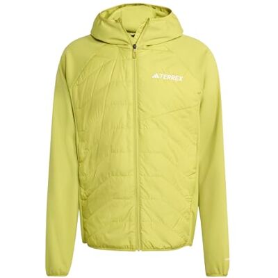 adidas Heren Terrex Multi CLIMAWARM Insulated Hybrid Hooded Jacket, preloved lime, XL adidas Heren Terrex Multi CLIMAWARM Insulated Hybrid Hooded Jacket, preloved lime, XL