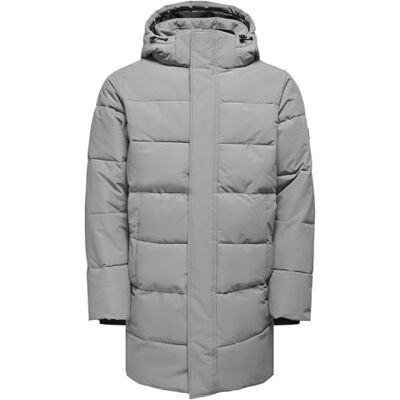 Only & Sons Onscarl Life Long Quilted Coat Noos Otw heren Gewatteerde jas Only & Sons Onscarl Life Long Quilted Coat Noos Otw heren Gewatteerde jas