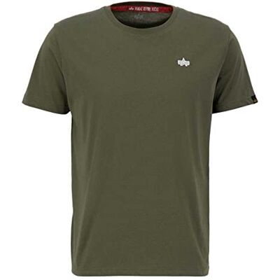 Alpha Unisex EMB T-shirt Heren T-Shirt Dark Green Alpha Unisex EMB T-shirt Heren T-Shirt Dark Green