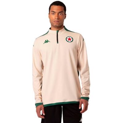 Kappa Ablas Pro 8 Red Star uniseks-volwassene Sweatshirt Kappa Ablas Pro 8 Red Star uniseks-volwassene Sweatshirt