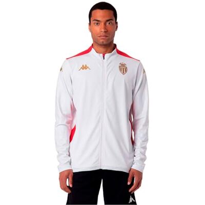 Kappa Arun Pro 8 Monaco ASM Sweat voor heren, maat XXL, wit/rood Kappa Arun Pro 8 Monaco ASM Sweat voor heren, maat XXL, wit/rood