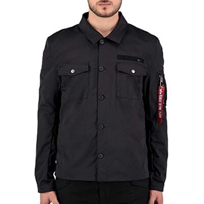 Alpha Overshirt Heren Black Alpha Overshirt Heren Black